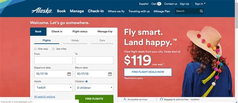 Alaska Airlines Www Alaskaair Com Reservations Website