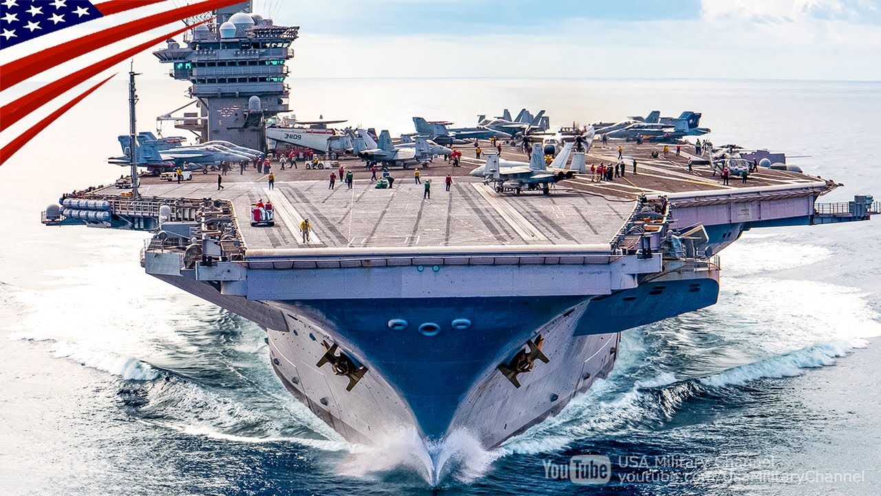 All 11 Active U S Aircraft Carriers Timelapse Youtube