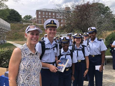 Amazing Day Down At The Us Coast Guard Academy Gifting Copies Of