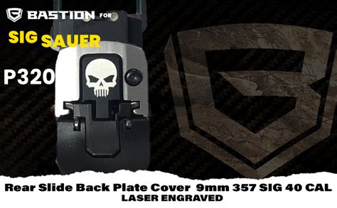 Amazon Com Bastion For Sig Sauer P320 Rear Slide Back Plate Cover