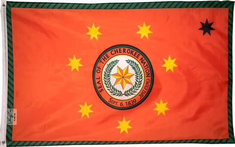 Amazon Com Cherokee Nation Flag 3X5ft Outdoor Flag Garden Outdoor