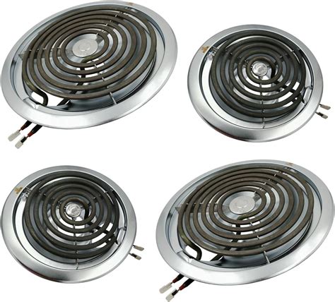 Amazon Com Ge Stove Drip Pans Electric Stove Burner Drip Pans 4