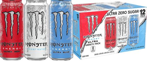 Amazon Com Monster Energy Ultra 3 Flavor Variety Pack Zero Ultra