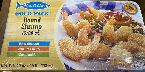 Amazon Com Mrs Fridays Breaded Round Shrimp 16 20 Count 2 5Lbs 4 2