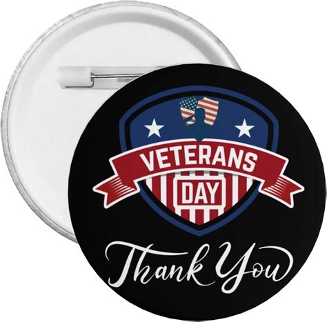 Amazon Com Thank You Veterans Day Button Pins Gift For Veterans Day