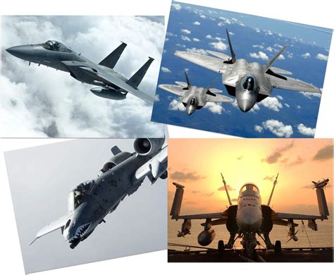 Amazon Com Tri Service Fighter Aircraft Poster 24X36 Posters Prints