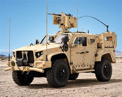 America Displays Heavy Guns Joint Light Tactical Vehicle Close To