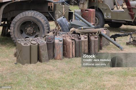 American Army Second World War Era Fuel Dump Stock Photo Download