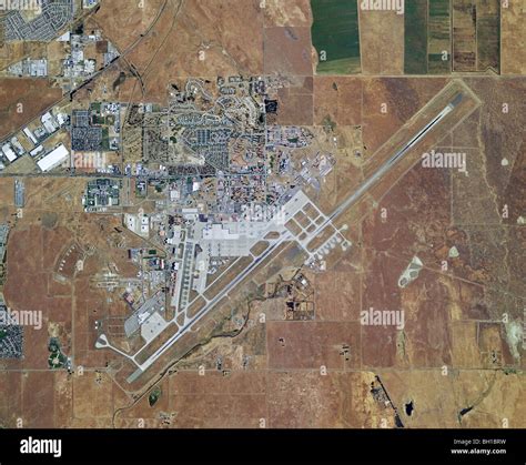 An Aerial View Shows George Air Force Base In California U S