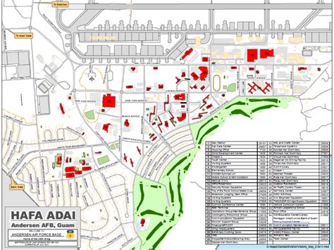 Andersen Afb Guam Map