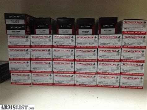 Armslist For Sale 9Mm Ammo At Walmart Prices 30 Per 100 Winchester