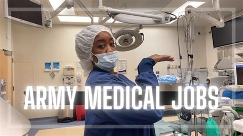 Army Medical Jobs Day In The Life Of An Army Healthcare Worker Youtube