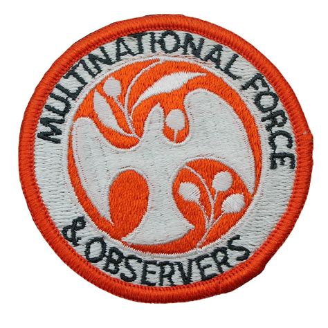 Army Multi National Force And Observers Color Patch For Agsu Bradley