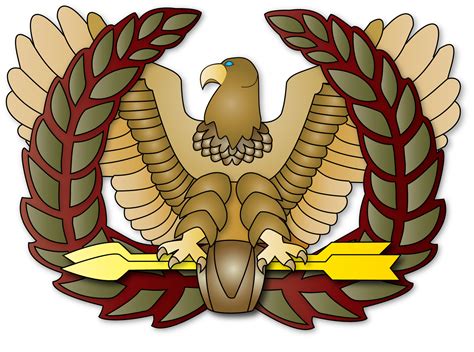 Army Warrant Officer Eagle Rising Clip Art Library