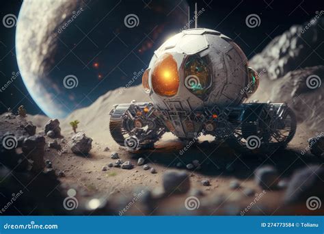 Atic Moon Base The Ultimate Exploration Experience Stock Illustration