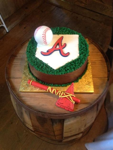 Atlanta Braves Birthday Cake Brave Birthday Cakes 1St Birthday