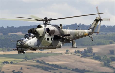 Attack Helicopter Mil Mi 24 Wallpapers Hd Wallpapers Id 18667