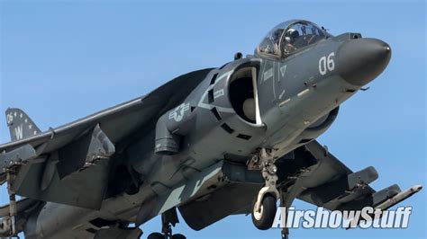 Av 8B Harrier Jump Jet Demonstration Yuma Airshow 2019 Youtube