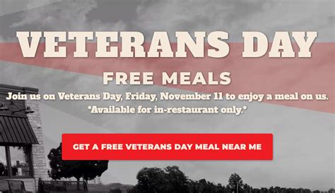 Awesome Veterans Day Meal Deals Fit For Our Country S Heroes