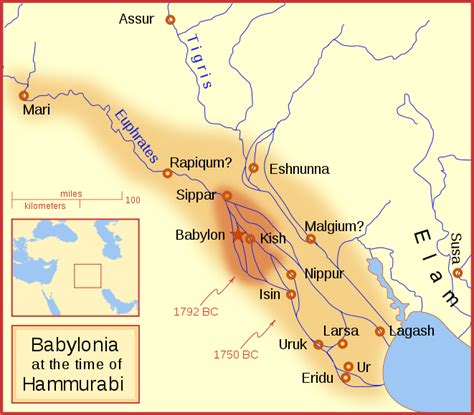 Babylon At The Time Of Hammurabi Illustration Ancient History