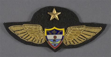 Badge Pilot Dress Columbian Air Force National Air And Space Museum