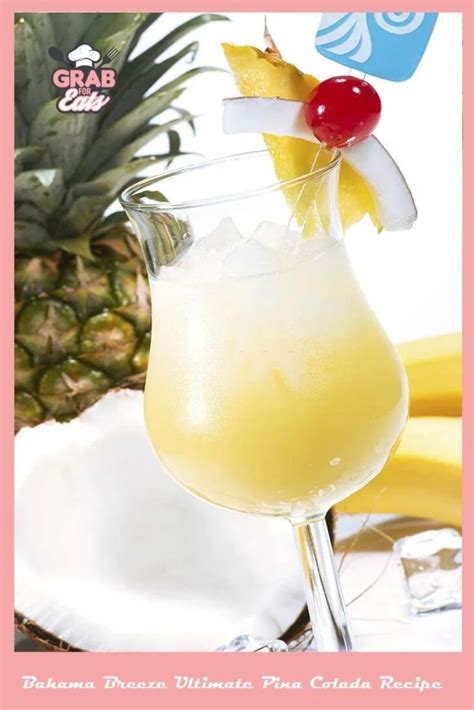 Bahama Breeze Ultimate Pina Colada Drink Recipe Dandk Organizer