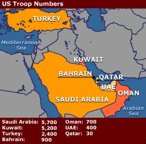 Bbc News Middle East American Troops On High Alert