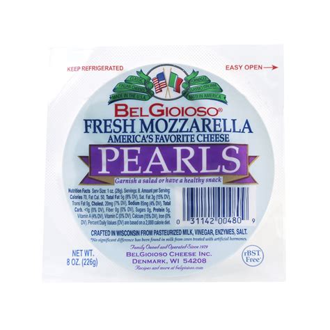 Belgioioso Fresh Mozzarella Pearls Euro Usa