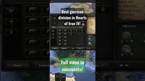 Best Garrison Division Template For Beginners In Hearts Of Iron Iv