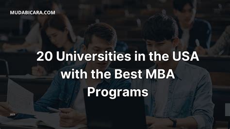 Best Mba Programs In Us