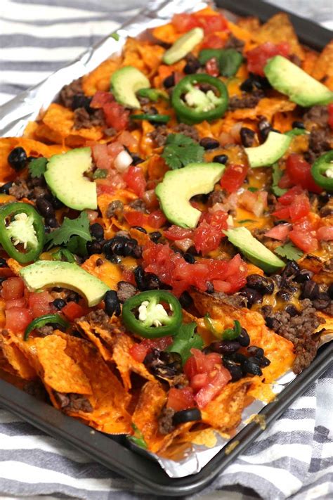 Best Oven Baked Cheesy Dorito Nachos Izzycooking