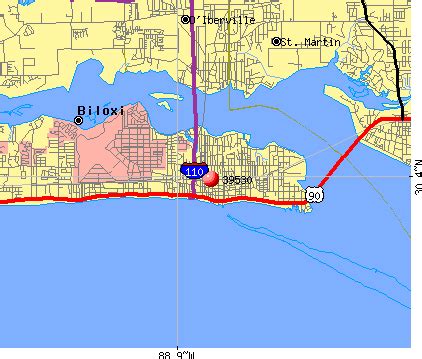 Biloxi Zip Code Map Australia Map