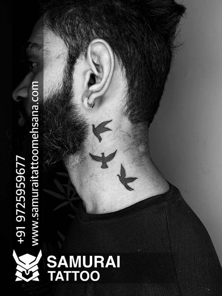 Birds Tattoo Neck Tattoo Design Neck Tattoo Tattoo On Neck Neck Tattoo For Boys Artofit