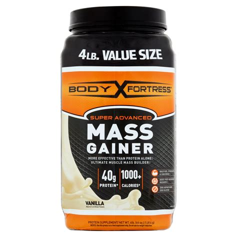 Body Fortress Super Advanced Mass Gainer Protein Powder Vanilla 60G