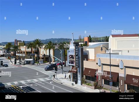 Brea California 28 Mar 2023 Overview Of Downtown Brea With The Chop