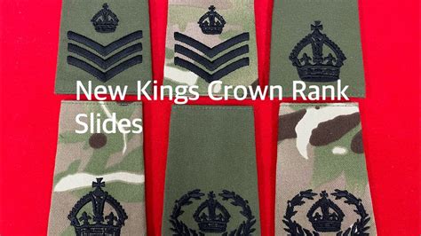 British Army Rank Slides