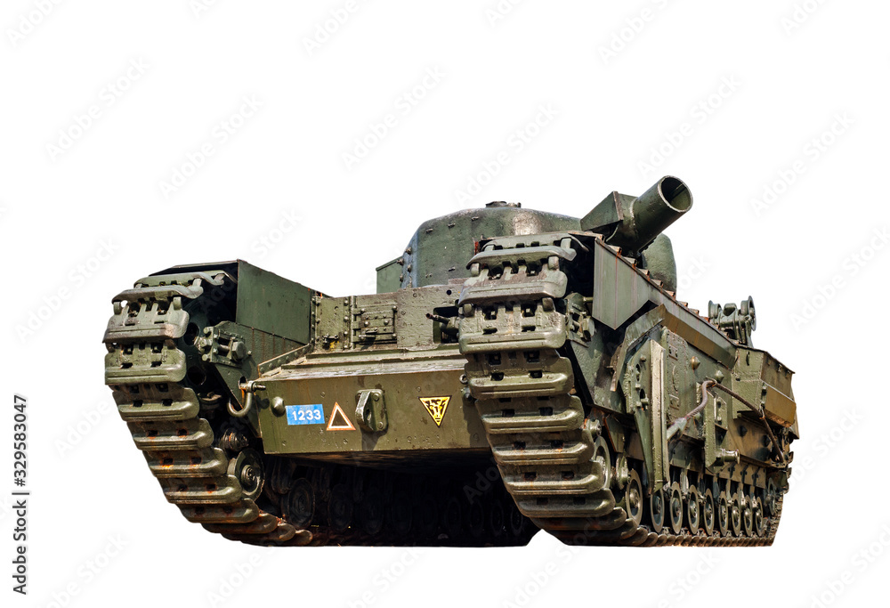 British Second World War Two Avre Churchill Mk Viii Tank At Ww2 Juno