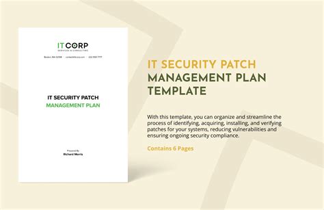 Browse Our Example Of Patch Management Plan Template Patch Management Online Business Plan