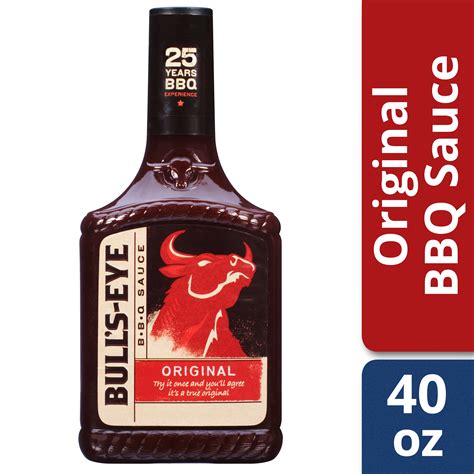 Bull S Eye Original Barbecue Bbq Sauce 40 Oz Bottle Walmart Com