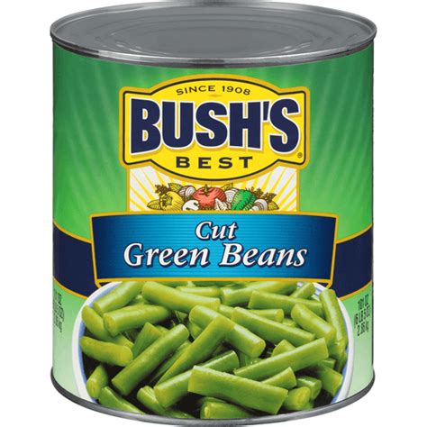 Bush S Best Cut Green Beans 101 Oz Can Bulk Canned Goods Carlie C S