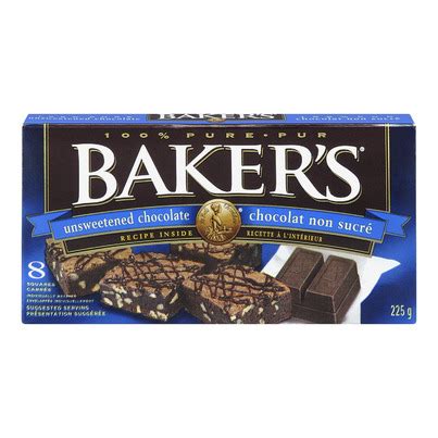 Buy Baker S Unsweetened Chocolate Squares At Well Ca Free Shipping