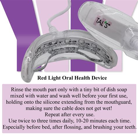 Buy Tals Red Light Oral Health Dental Device Red Light Therapy For Immediate Relief Of Tooth