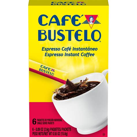 Caf Bustelo Instant Coffee Single Serve Packets 6 Count