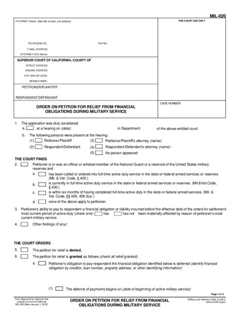 California Military Service Form 4 Free Templates In Pdf Word Excel