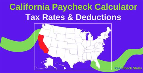 California Paycheck Calculator California Salary And Hourly Paycheck