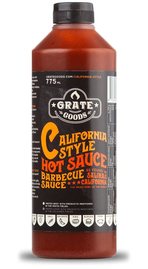 California Style Hot Sauce Bbq Sauce Grate Goods