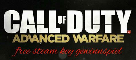 Call Of Duty Advanced Warfare Free Steam Key Gewinnspiel