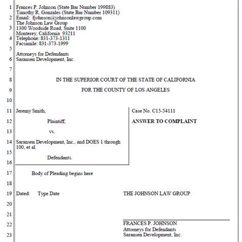 Calpleadings California Pleading Templates For Word Word Automation