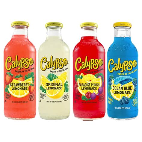 Calypso Lemonade Original Triple Melon Strawberry Ocean Blue