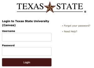 Canvas Texas State Student Login